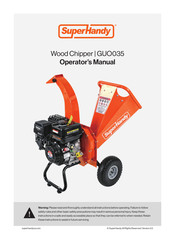 Super Handy GUO035 Operator's Manual