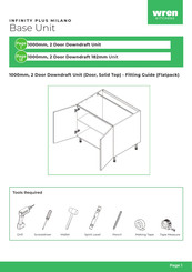 Wren Kitchens INFINITY PLUS MILANO Base Unit Fittings Manual