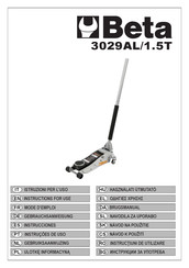 Beta 3029AL/1.5T Instructions For Use Manual