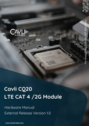 Cavli Wireless CQ20 Hardware Manual