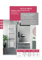 Atlantic Sans Ventilo Installation Instructions Manual