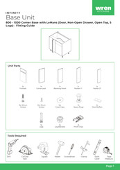 Wren Kitchens Infinity BASE UNIT Fittings Manual