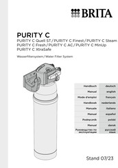 Brita PURITY C Finest C300 Manual