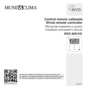 mundoclima WDC-86E/KD Installation And Owner's Manual