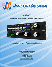 Jupiter Avionics JA95-N32 Installation And Operating Manual