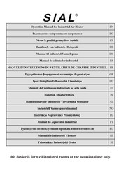 SIAL P2 Operation Manual