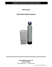 Franklin Water Treatment SanX PSX1-1248 Installation Instructions And Owner's Manual