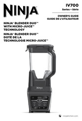 Ninja BLENDER DUO IV700 Series Owner's Manual