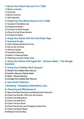 EUFY E20 Manual