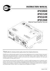 Amperes Electronics iPA5000 Series Instruction Manual
