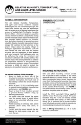 Aci Outside Series Installation & Operation Instructions