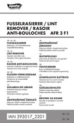 AquaPur AFR 3 F1 Operation And Safety Notes