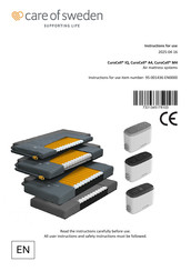 Care of Sweden CuroCell IQ CX16 Instructions For Use Manual