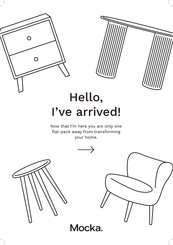 Mocka Mini Maisie Scalloped Low Bookcase Assembly Instructions Manual