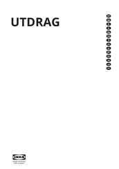 IKEA UTDRAG Manual