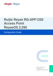 Ruijie Reyee RG-APF1250 Configuration Manual