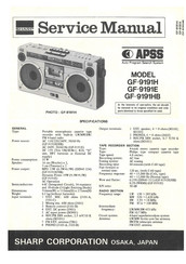 Sharp GF-9191H Service Manual