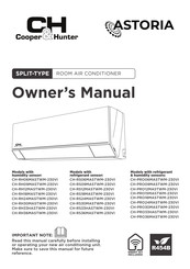 Cooper & Hunter ASTORIA CH-PRO24MASTWM-230VI Owner's Manual