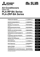 Mitsubishi Electric Mr.Slim PLA-RP BA Series Operation Manual
