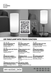 LIVARNO home 14135306L Assembly, Operating And Safety Instructions