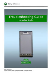 Sony Ericsson Satio U_1 Troubleshooting Manual