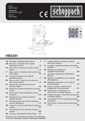 Scheppach 5901514901 Translation Of The Original Operating Instructions