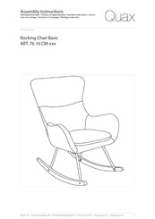 Quax Basic 76 16 CM-SD649-01 Assembly Instructions Manual