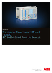ABB RET620 Manual