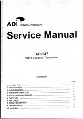ADI AR-147 Service Manual