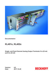 Beckhoff KL401 Series Documentation