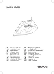 Taurus BALI 3200 CERAMIC Instructions For Use Manual