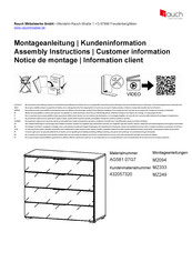 Rauch AG581.07G7 Assembly Instructions Manual