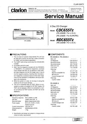 Clarion RDC6551Z Service Manual
