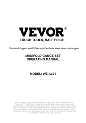 VEVOR WZ-A301 Operating Manual