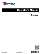 Ventrac Canopy Operator's Manual