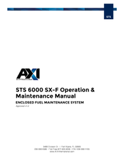 Axi STS 6000 SX-F Operation & Maintenance Manual