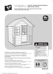 TP Toys 5021854903892 Instructions For Assembly, Maintenance And Safe Use