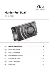 Gardigo 78580FBA Instruction Manual