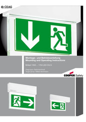 Cooper safety CEAG Brillant 1604 LED CG-S Mounting And Operating Instructions