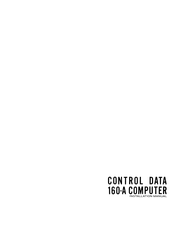 Control Data 160-A Installation Manual