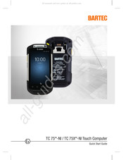 Bartec TC 75ex-NI Quick Start Manual