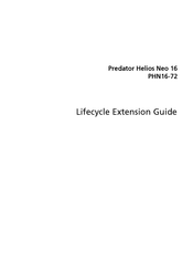 Acer Predator Helios Neo 16 Lifecycle Extension Manual