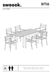 sweeek. SITIA ECXT150R6 Assembly Instructions Manual