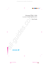 Ericsson G35 User Manual