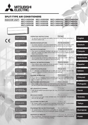 Mitsubishi Electric MSZ-LN25VGB Operating Instructions Manual