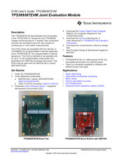 Texas Instruments TPS389387EVM User Manual