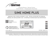 Sime 8092281 Installation And Use Manual