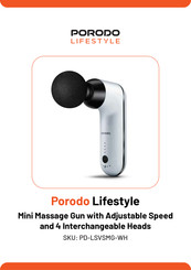 PORODO Lifestyle PD-LSVSMG-WH Manual