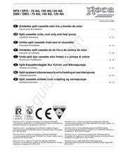 Roca DBO-100 AG Installation Instructions Manual