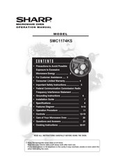 Sharp SMC1174KS Operation Manual